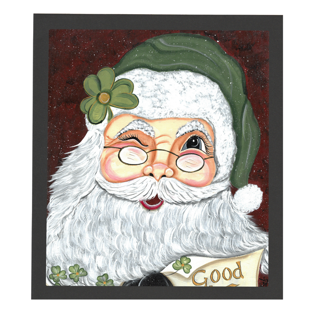 16X20 Framed Santa Print – Tralee Irish Imports