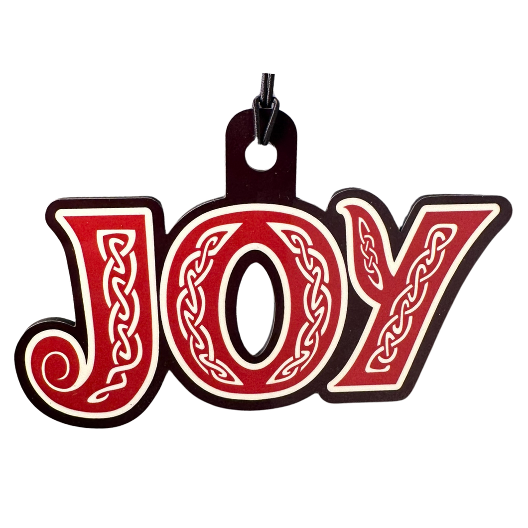 Red Joy Flat Ornament
