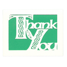 Load image into Gallery viewer, Celtic "Thank You" Card
