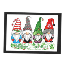 Load image into Gallery viewer, Gnomes: Nollaig Shona Duit : Happy Christmas Greeting Card
