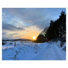Load image into Gallery viewer, The Well Traveled Path Christmas Landscape Card
