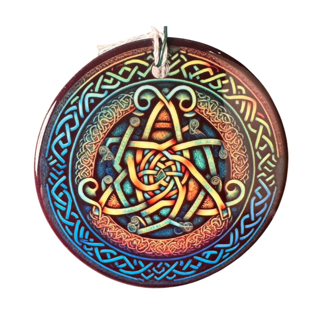 Colorful Celtic Knot Ornament