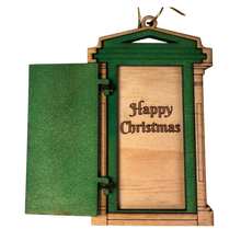Load image into Gallery viewer, Green Georgian Door Wooden Ornament
