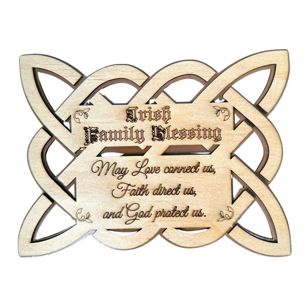 Irish Family Blessing Plaque