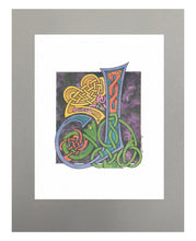 Load image into Gallery viewer, 11X14 Matted Celtic Letter Print
