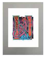 Load image into Gallery viewer, 11X14 Matted Celtic Letter Print
