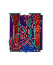 Load image into Gallery viewer, Celtic Letter Sticker
