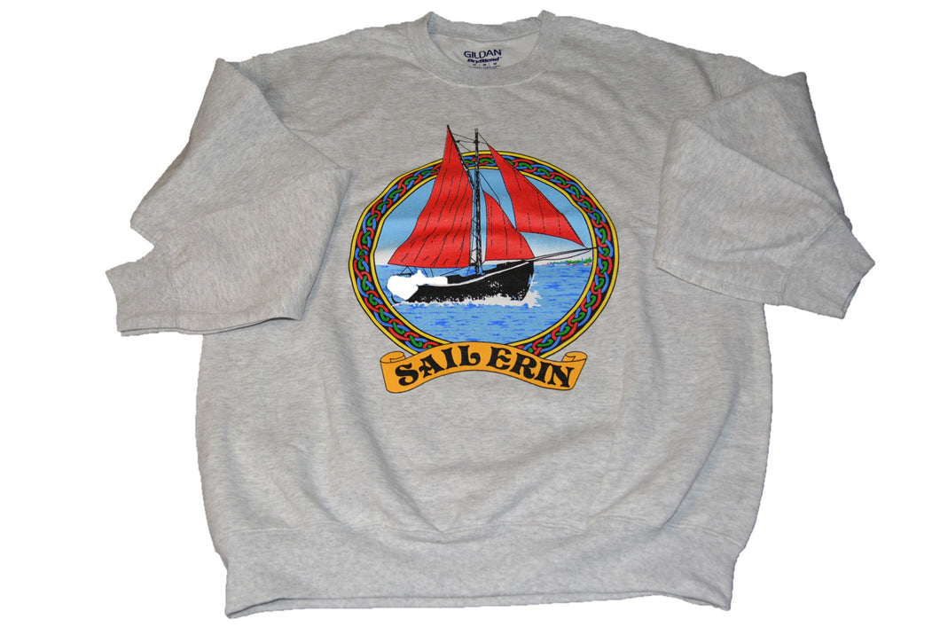 Galway Hooker with Sail Erin Sweatshirt